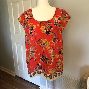 Anthropologie Edmé & Esyllte Blazing Blouse